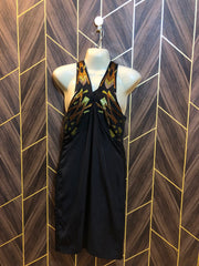 Mini Dress Silk Medium Size Chest 19 Length 38