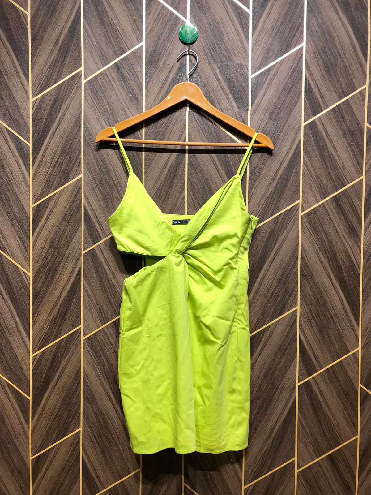 Mini Dress Chiffon Small Size Chest 15 Length 30