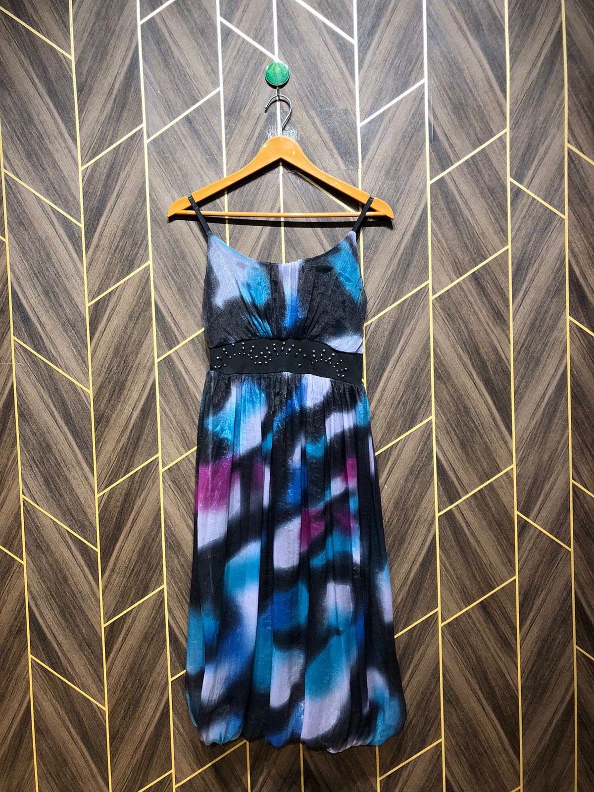 Mini Dress Jersey Net X Small Size Chest 17 Length 41
