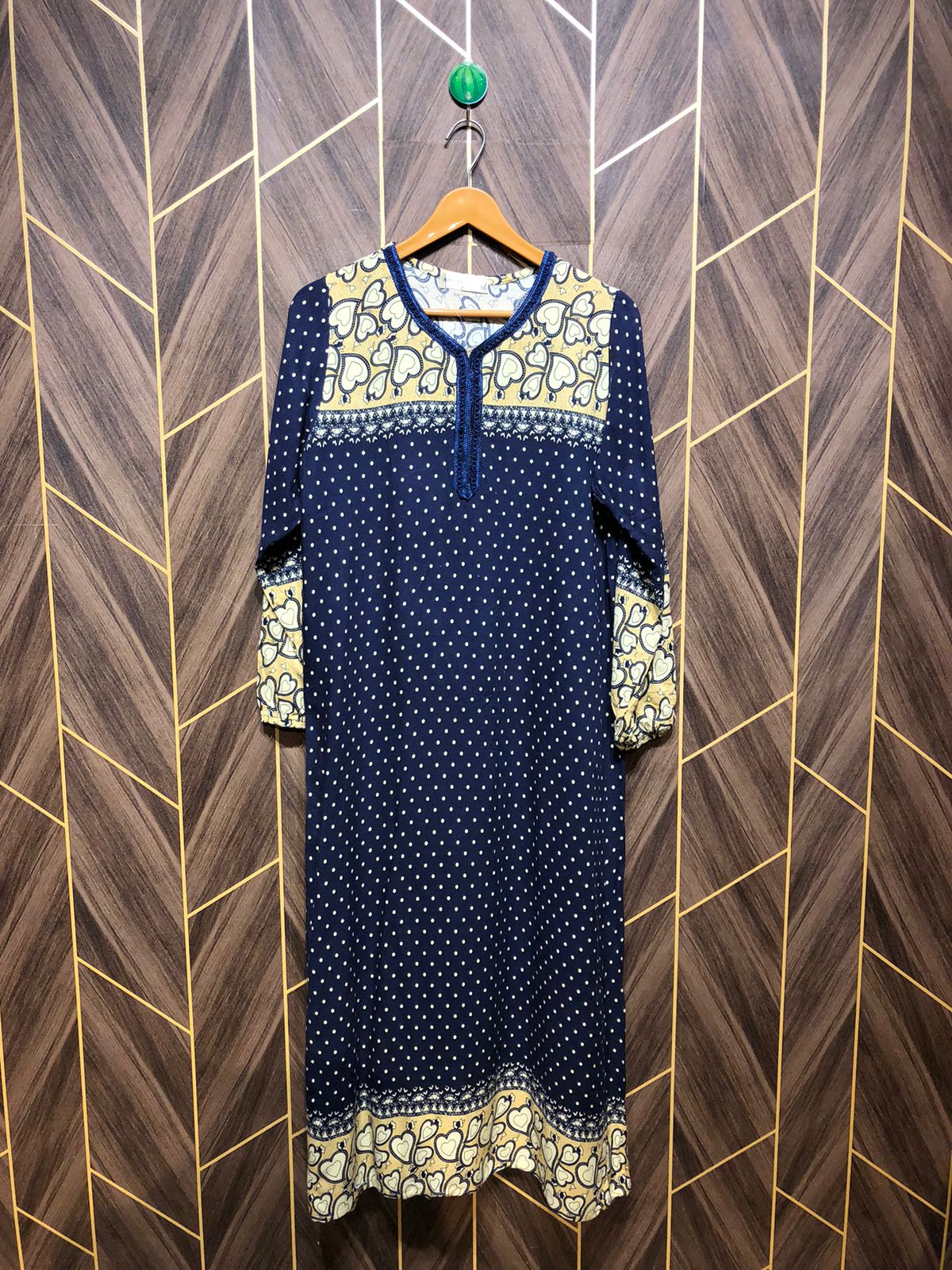 Western Long Maxi Linen Large | Size | Chest 20 | Length 49