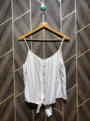 Trendy Linen CropTop Size Small