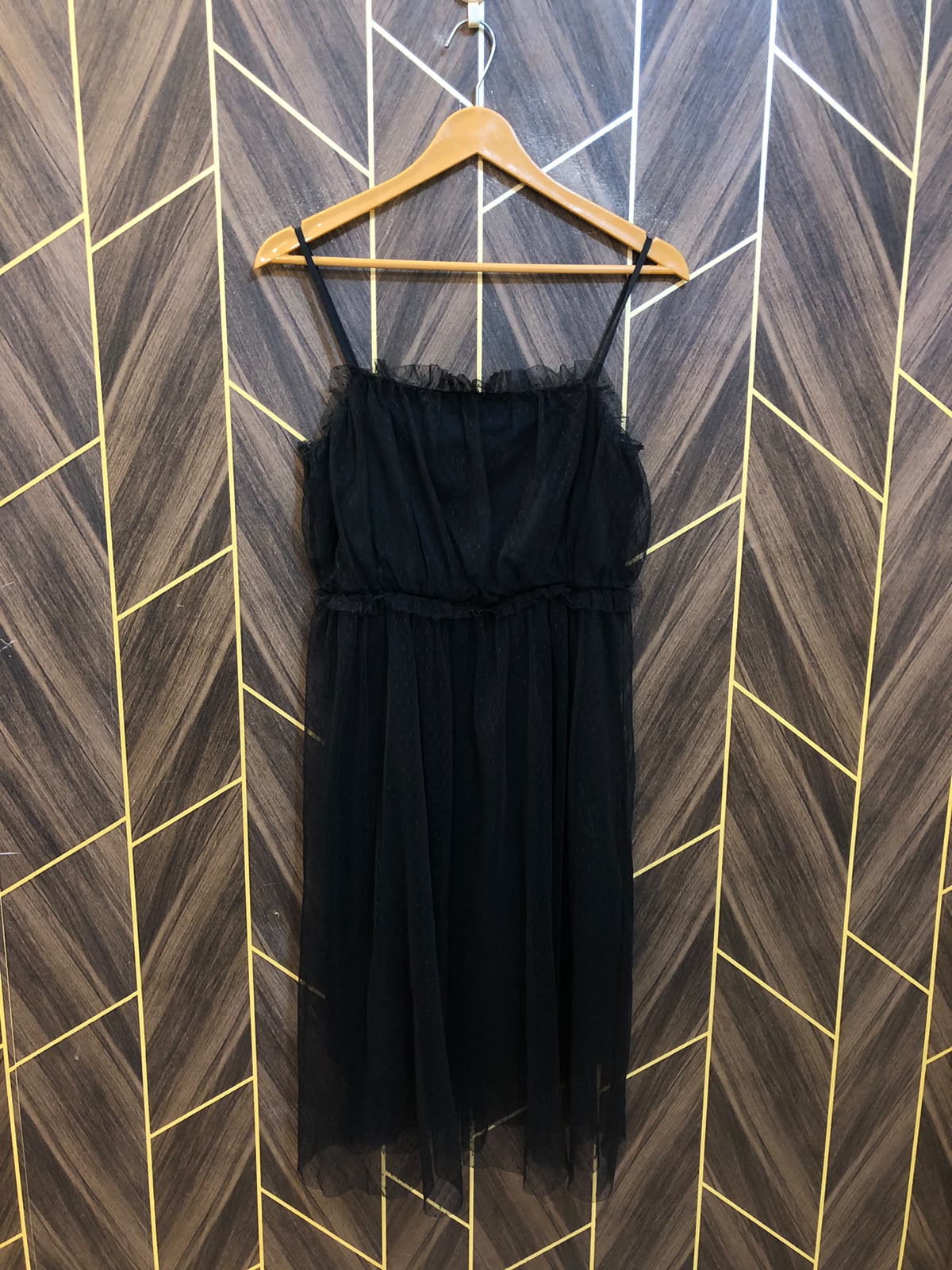 Mini Dress Net Jersey X Small Size Chest 17 Length 40