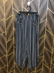 Western Linen Plazo Medium | Size Waist 32 | Length 35