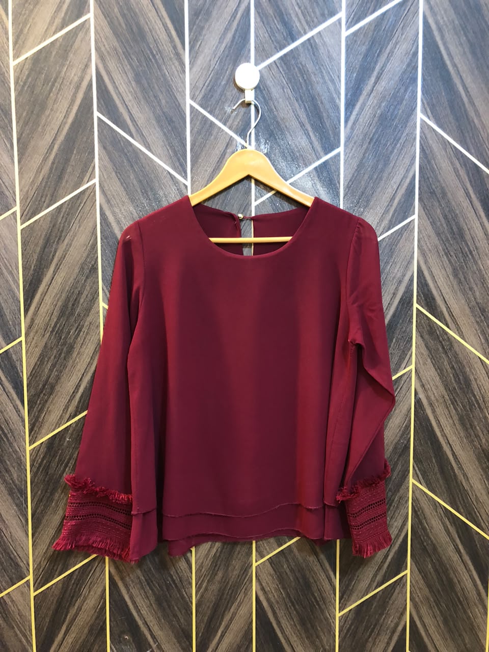 Western Top Chiffon – Medium Size (Chest: 19, Length: 23 )