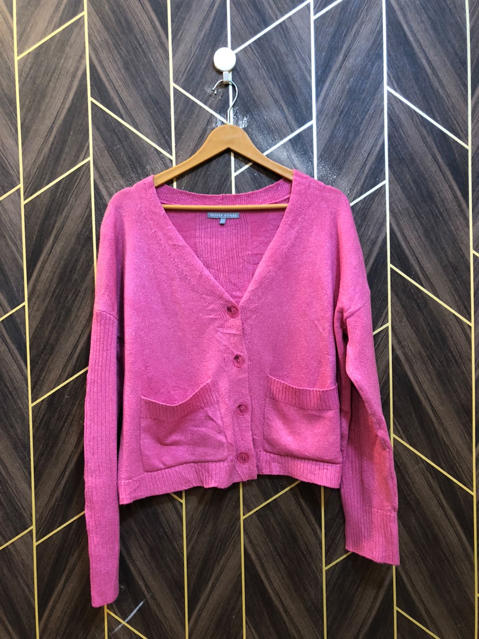 Women Crop Sweater Medium | Size | Chest 19 | Length 21