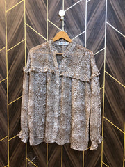 Western Top Chiffon (See Through) – X-Large Size (Chest: 22, Length: 27 )
