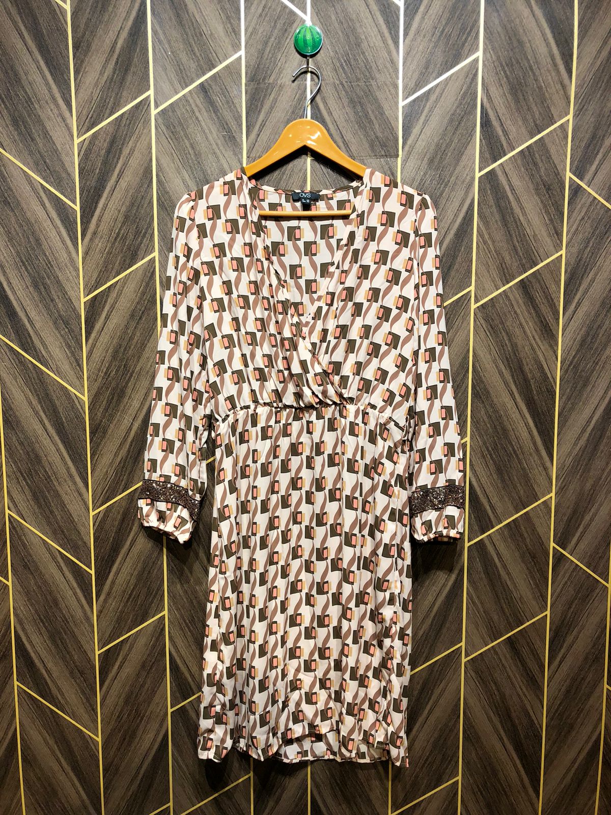 Mini Dress Chiffon Medium Size Chest 19 Length 41