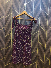 Mini Dress Chiffon Medium Size Chest 19 Length 37
