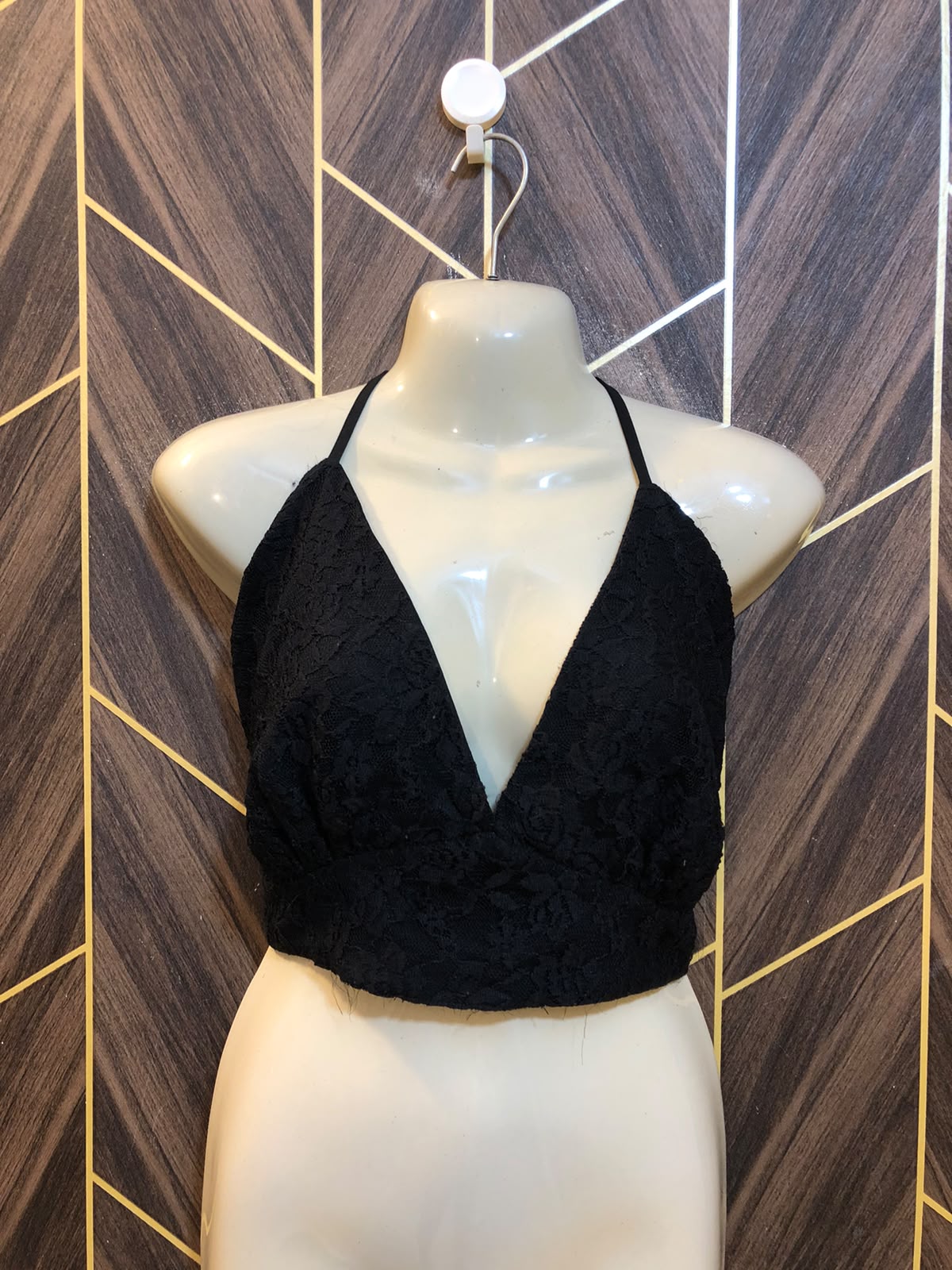 Trendy Chiffon CropTop Size Small