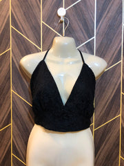 Trendy Chiffon CropTop Size Small