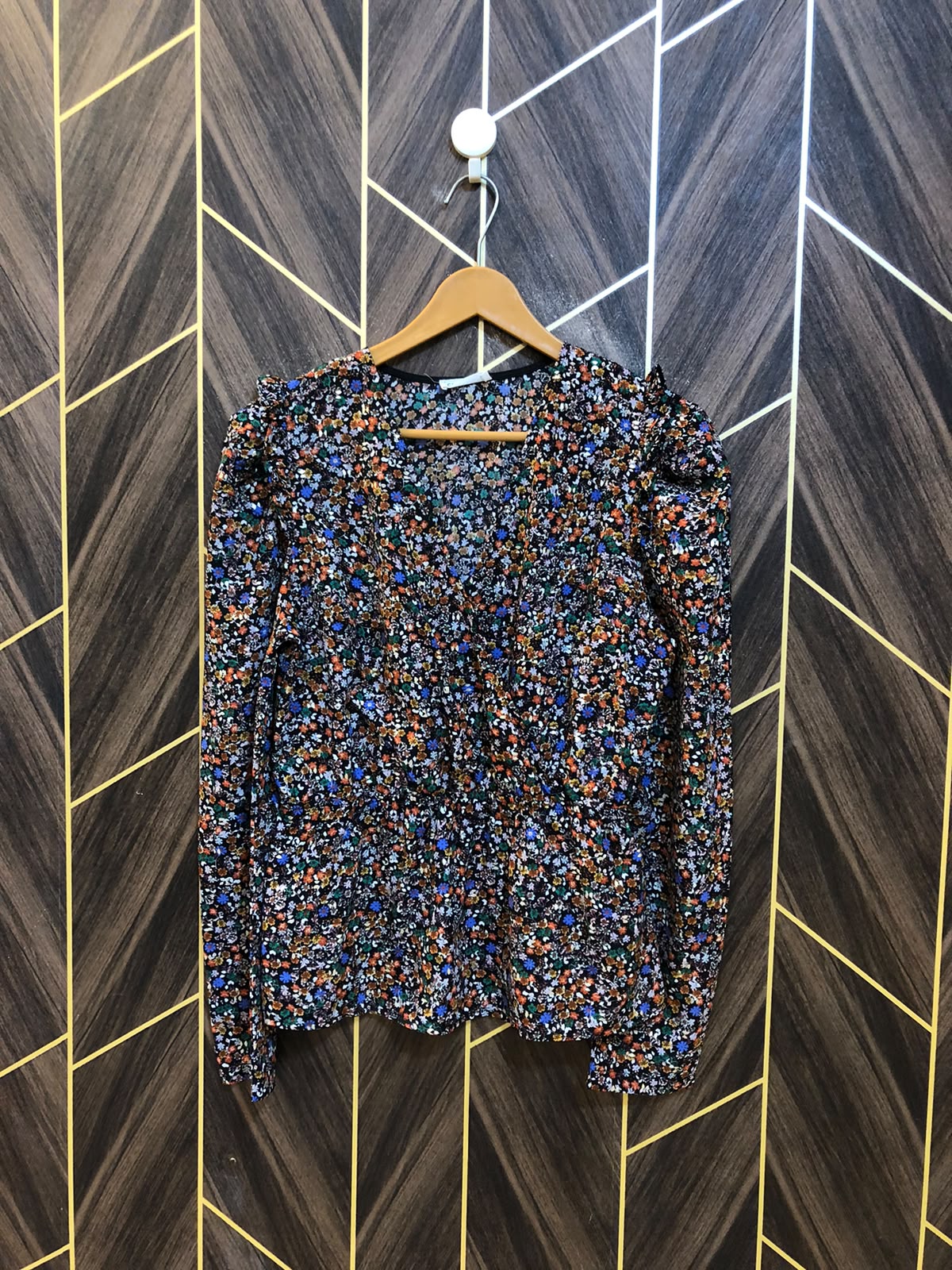 Western Top Chiffon – Small Size (Chest: 18, Length: 24  )