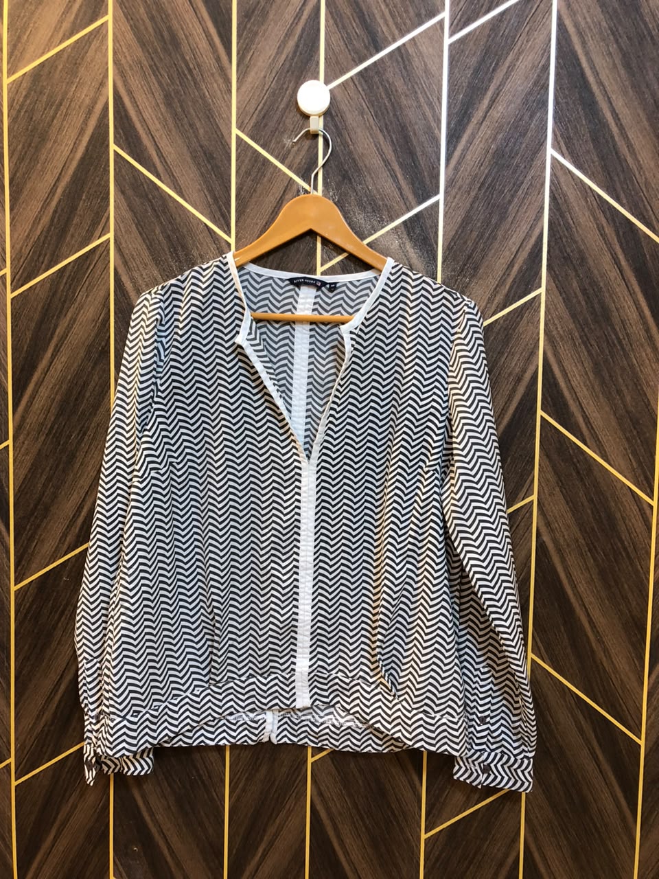 Western Top Chiffon – Large  Size (Chest: 21 , Length: 25)