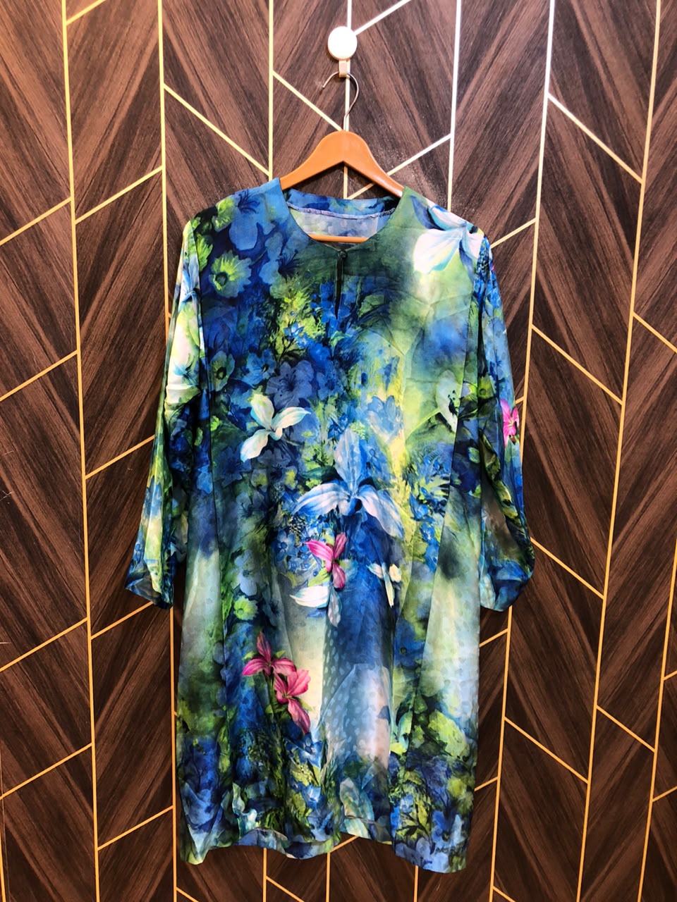 Women Chiffon Cord Set baggy  | Shirt Chest 20 | Shirt Length 40 | Skirt Waist 30  | Skirt Length 39