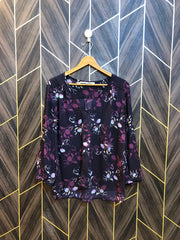 Western Top Chiffon – 2XL Size (Chest: 24, Length: 28  )