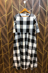 Western Long Maxi Cotton Medium | Size | Chest 19 | Length 49