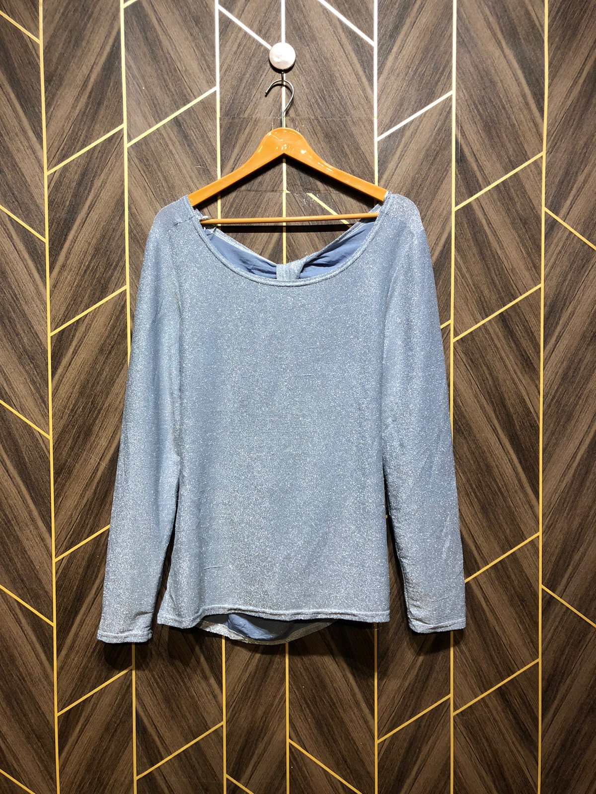 women party top back less chest 20 length 29