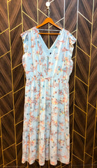 Western Long Maxi Chiffon 1XL | Size | Chest 23 | Length 60