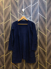 Women Wool Cardigan Sweater X Small | Size | Chest 17 | Length 31