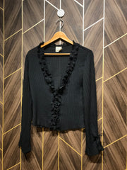 Western Top Small Chest 18 length 24 Chiffon see through