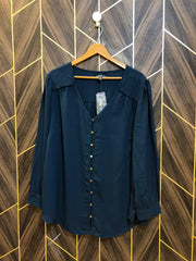 Western Top Chiffon – 2XL Size (Chest: 24, Length: 29)