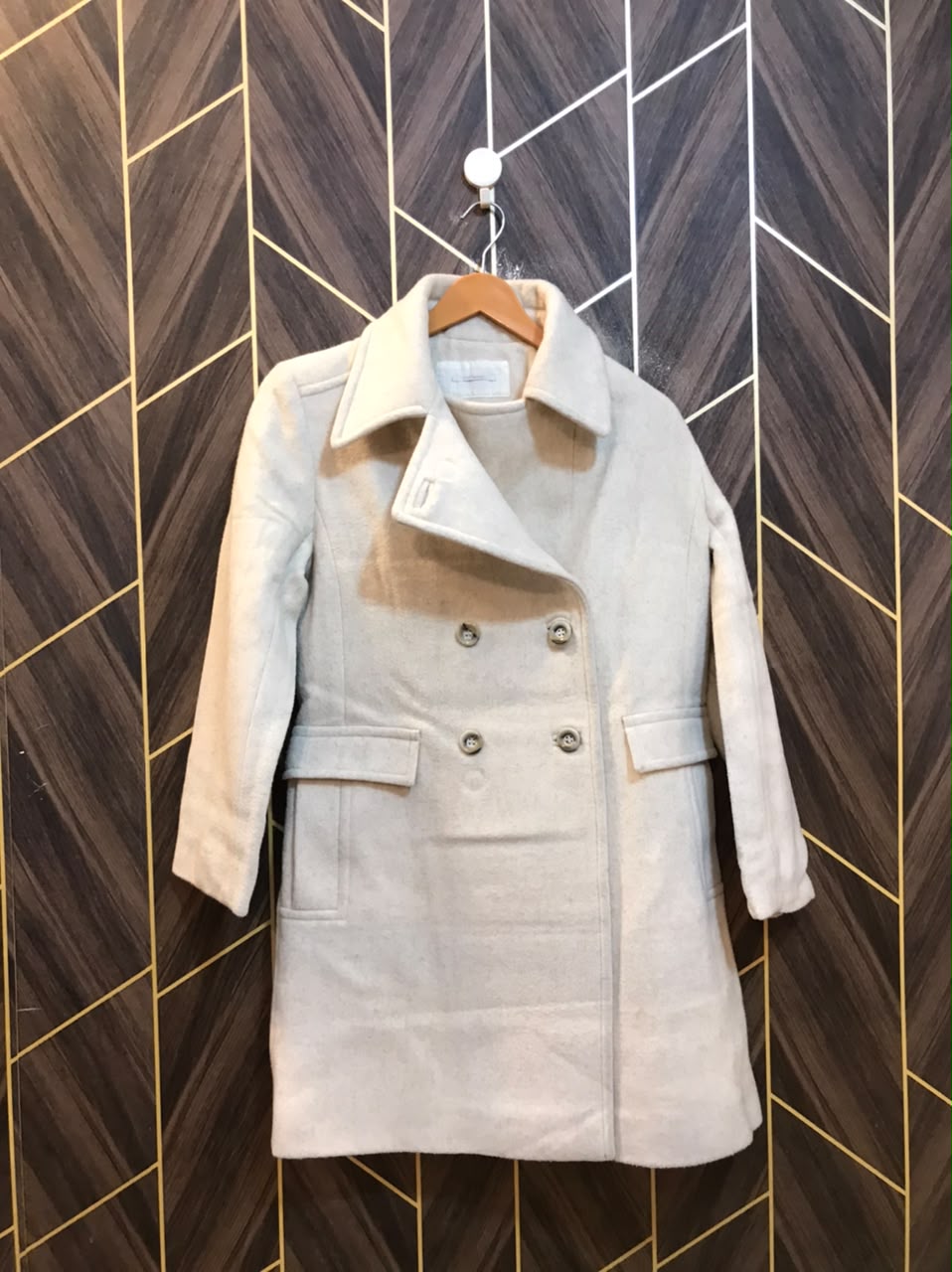 Women Wool Coat Medium | Size | Chest 19 | Length 34