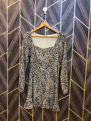 Mini Dress Chiffon X Small Size Chest 16   Length 31