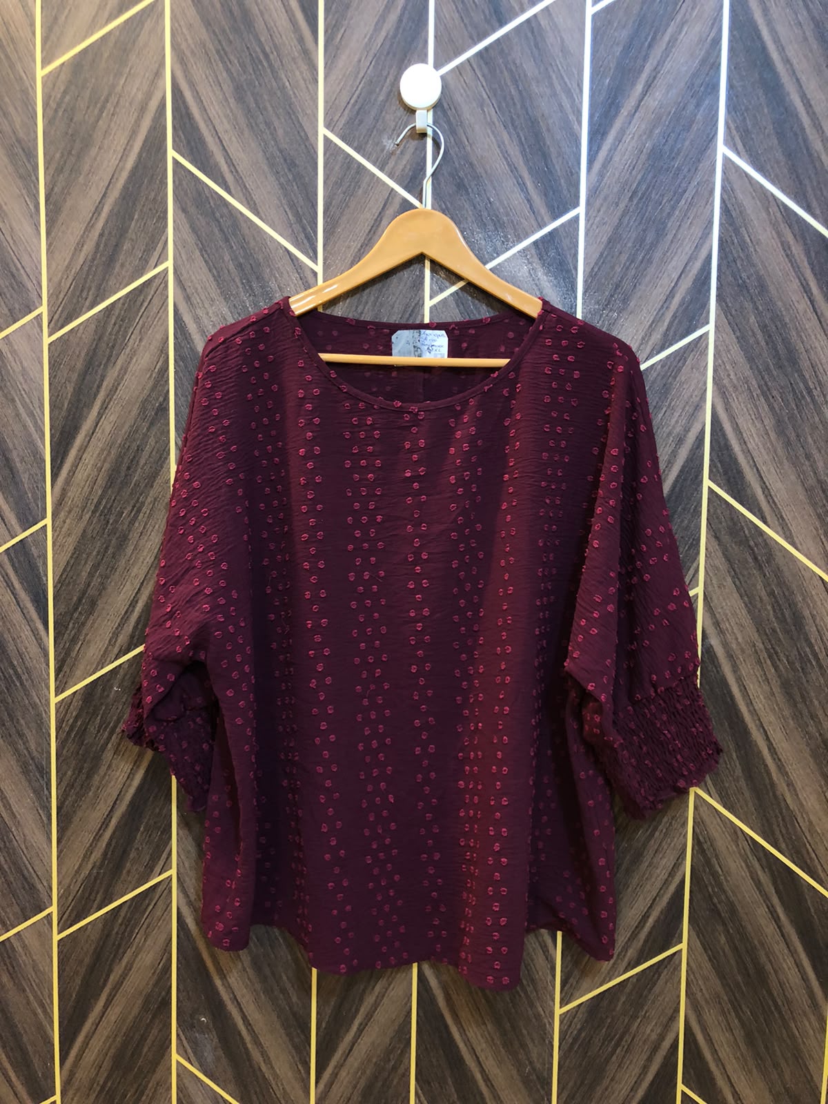 Western Top Jersey – Large Size baggy , Length: 25 )