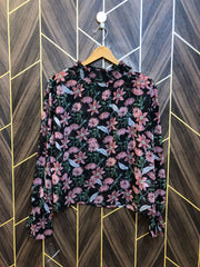 Western Top Chiffon (See Through) – X-Large Size (Chest: 22, Length: 23)