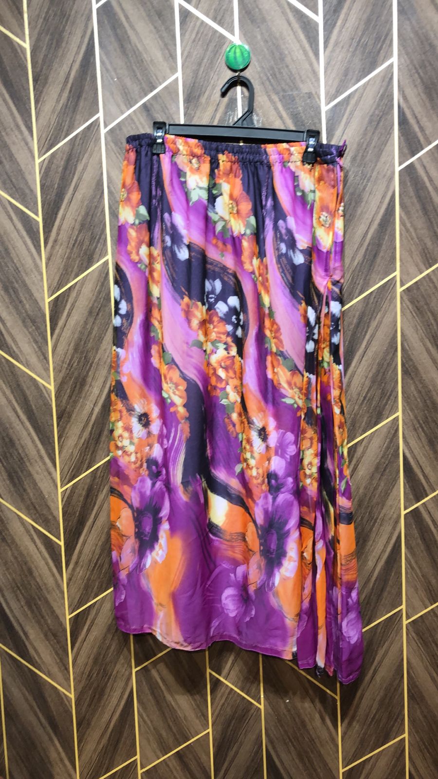 Chiffon Cordset – Large (Shirt Chest 23 , Length 38 | Skirt Waist 34, Length 37 )