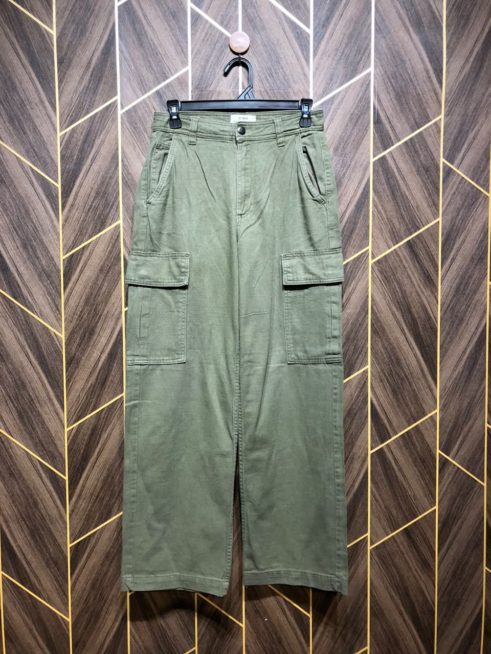 Women Wide Leg Cargo Jeans Small | Waist 28 | Length 39