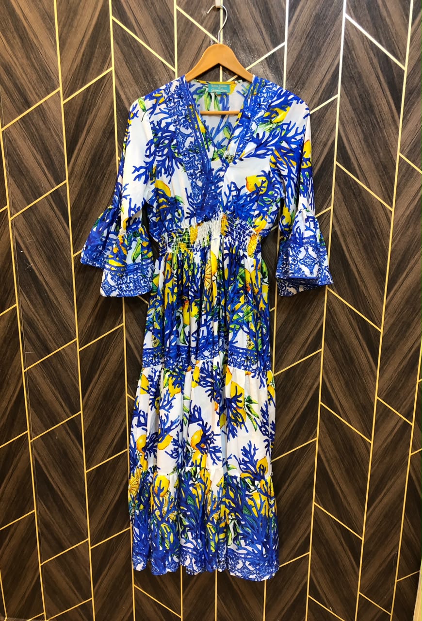 Western Long Maxi Silk X Small | Size | Chest 17 | Length 50