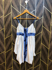 Mini Dress Linen X Small Size Chest 17 Length 33