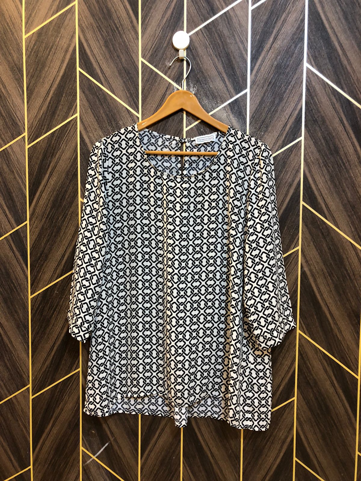 Western Top Chiffon – Medium Size (Chest: 19, Length: 28 )