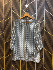 Western Top Chiffon – Medium Size (Chest: 19, Length: 28 )