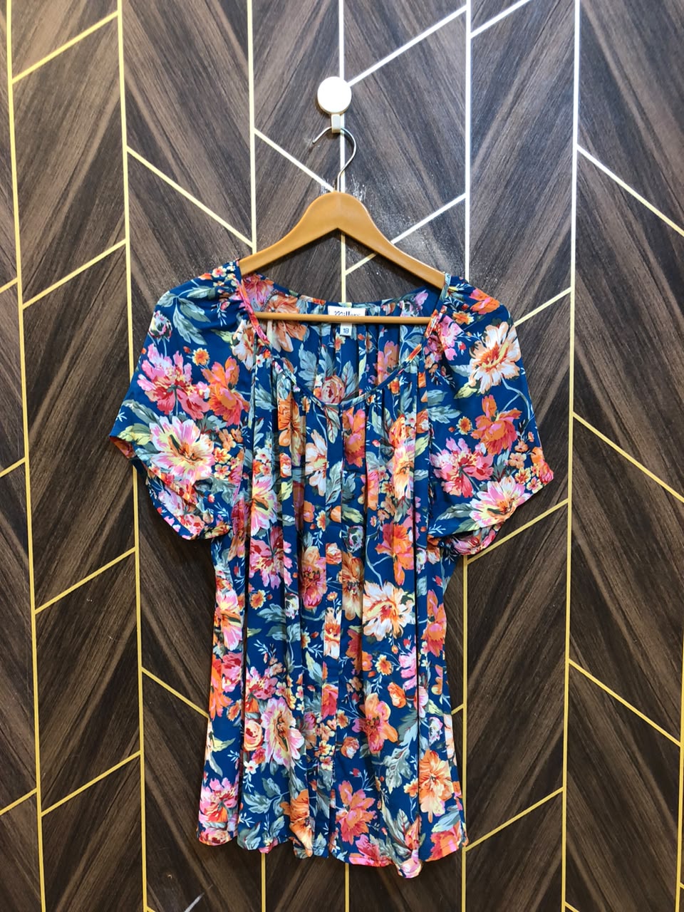 Western Top Chiffon – X-Large Size (Chest: 22, Length: 29 )