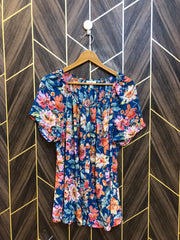 Western Top Chiffon – X-Large Size (Chest: 22, Length: 29 )