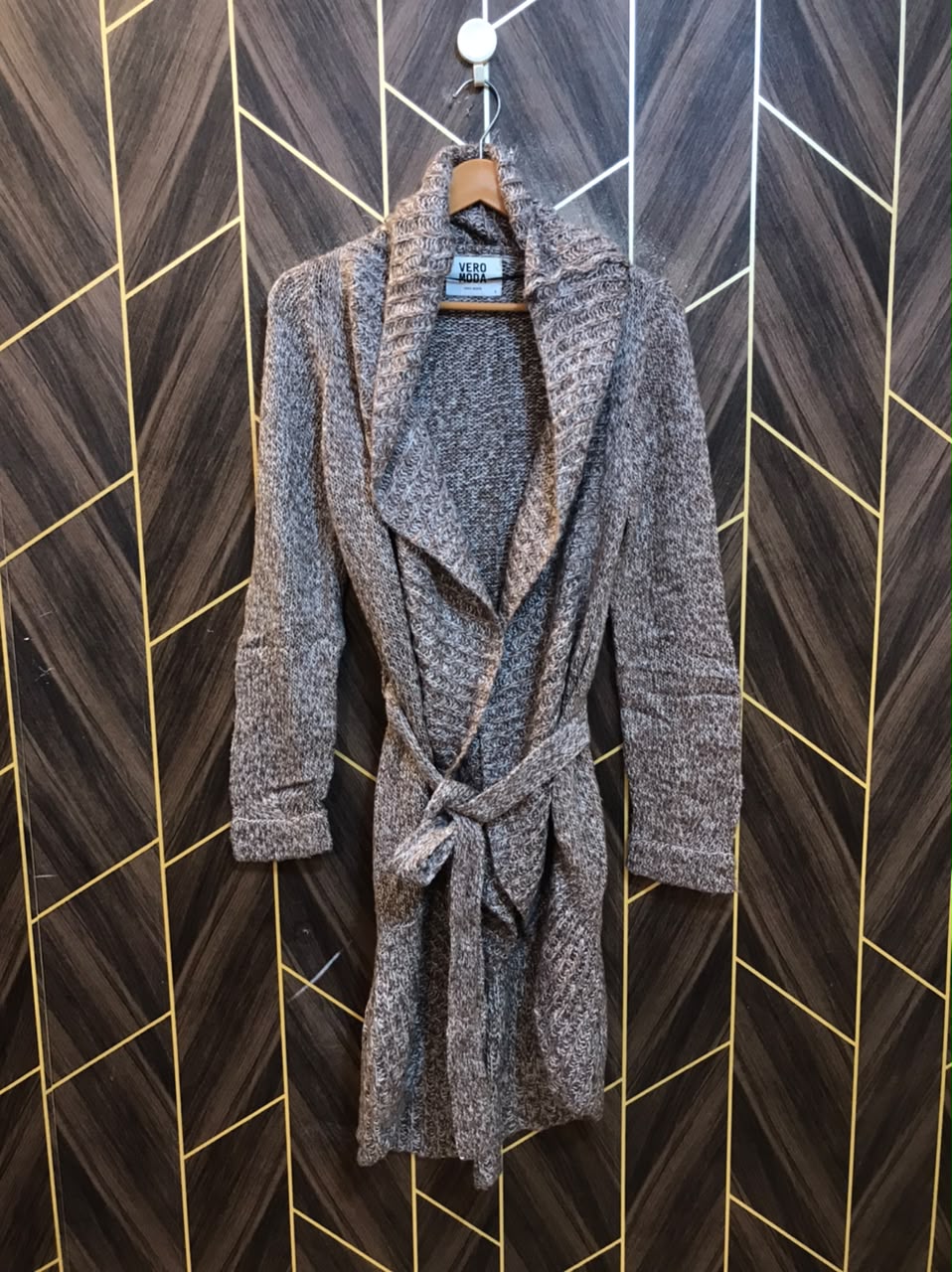 Women Wool Cardigan Sweater Small | Size | Chest 18 | Length 39