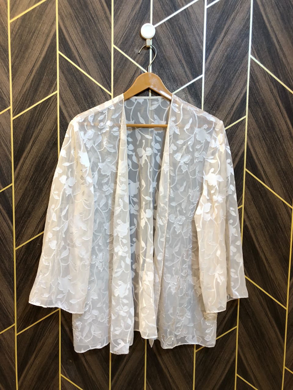 Western Top Chiffon – X-Large Size (Chest: 22, Length: 28  shrug )