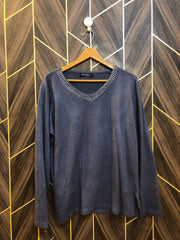Women Crop Sweater Medium | Size | Chest 19 | Length 26