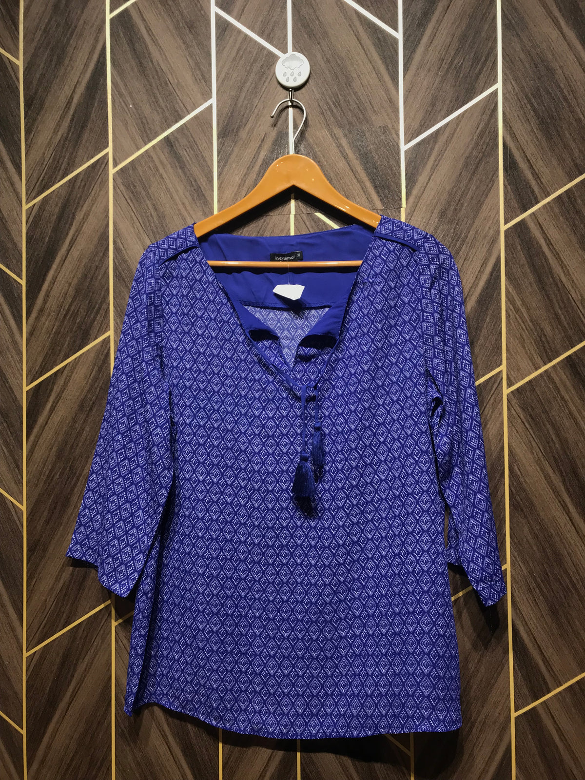 Western Top Medium Chest 19 Length 27 Chiffon