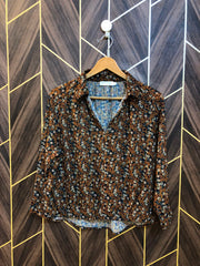 Western Top Chiffon – Small Size (Chest: 18, Length: 21  )