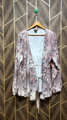 Western Top Front open shrug  Silk – Large Size (Chest: 24 , Length: 30 )