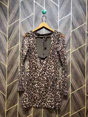 Mini Dress Jersey Net Small Size Chest 18 Length 30