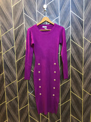 Bodycon Dress Jersey Small | Size | Chest 18 | Length 43