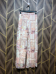 Western Jersey Plazo X Small to Small | Size Waist 26–28 | Length 40