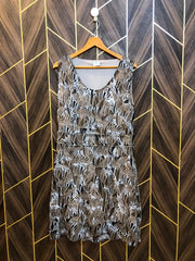 Mini Dress Chiffon Medium Size Chest 19 Length 39