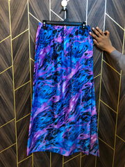 Women Silk Cord Set | Shirt Chest 21 | Shirt Length 40 | Skirt Waist 28 to 30 | Skirt Length 39