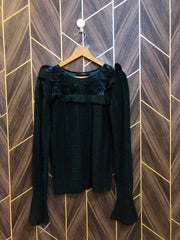 Crop Sweater Small Baggy Chest 18