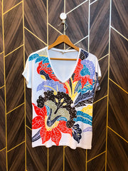 T-Shirt Jersey Medium to Large Size Length  25