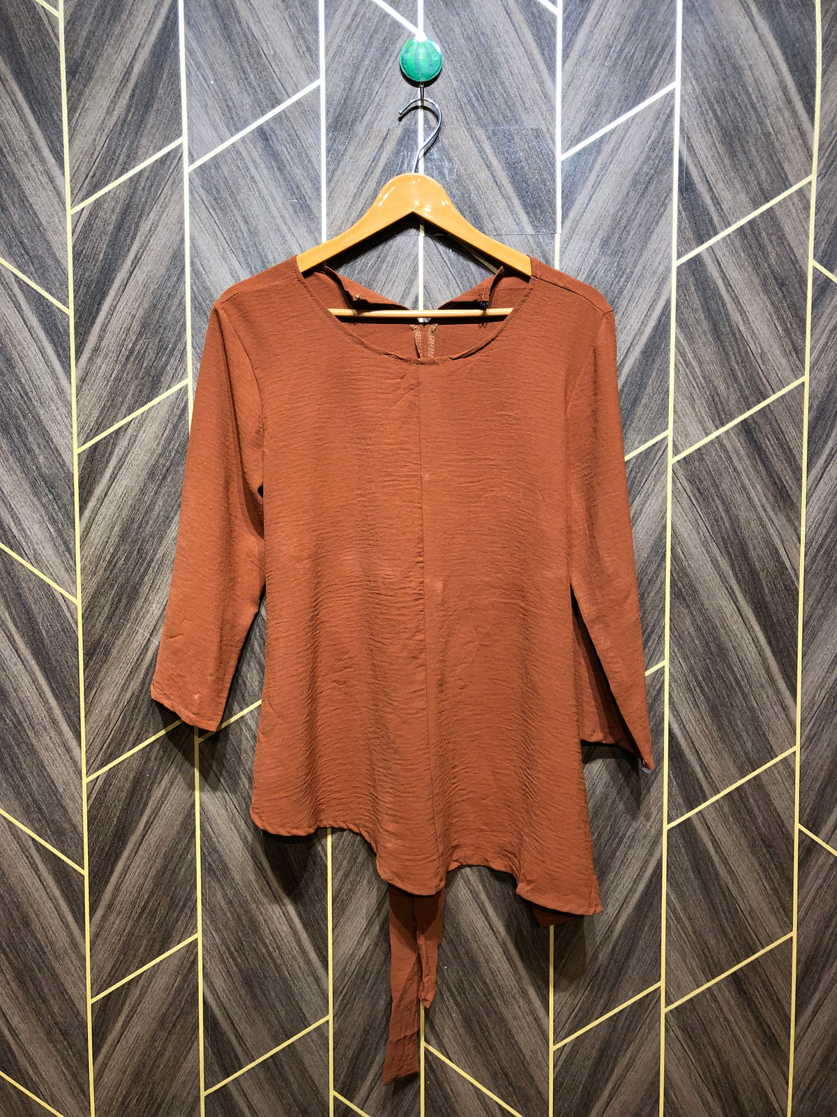 Western Top Chiffon – Medium Size (Chest: 19  , Length: 27 )